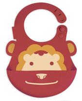 Babador Em Silicone Leão Vermelho - Marcus & Marcus