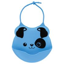 Babador em silicone para bebê cachorro