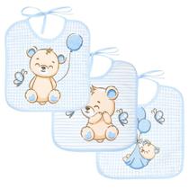 Babador Felpudo Bercinho C/3 Sortidos 150230