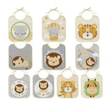 Babador Felpudo de amarrar Bublim Baby Neutro com 3 un Babador Felpudo de amarrar Bublim Baby Neutro com 3 un