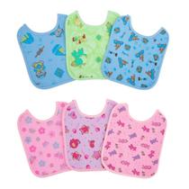 Babador Felpudo Minasrey Parapipi com 03 Unidades Menina e Menino