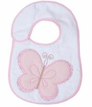 Babador felpudo plástificado papi borboleta 33x22cm