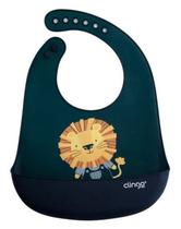 Babador Flex Luke Silicone Com Bolso Coletor Clingo