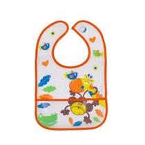 Babador impermeável Com Bolso Animais Comtac Kids 4388