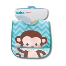 Babador impermeavel com bolso animal fun macaquinho - buba