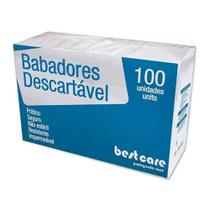 Babador Impermeável Descartável 33,5 X 47cm Pacote Com 100und Babador Impermeável Descartável 33,5 X 47cm Pacote Com 100und