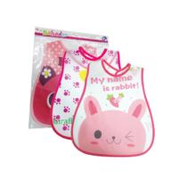 Babador Impermeável Infantil Com Estampas Sortidas Babador Impermeável Infantil Com Estampas Sortidas