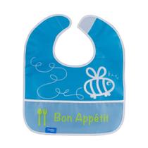 Babador Impermeável Plus Com Bolso Abelha Comtac Kids 4418 Babador Impermeável Plus Com Bolso Abelha Comtac Kids 4418