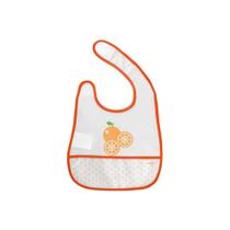 Babador impermeavel soft unissex laranja - pimpolho