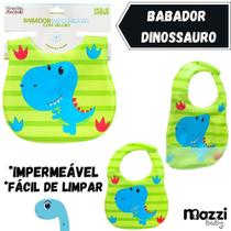 Babador Infantil Bebê Impermeável Eva Não Tóxico Dinossauro