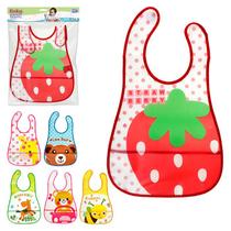 Babador Infantil Com Bolso E Grampo 35cm - ZU781 Babador Infantil Com Bolso E Grampo 35cm - ZU781
