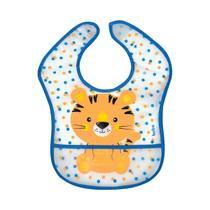 Babador Infantil Com Bolso Tigrinho Cata Migalhas Buba