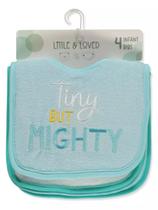 Babador Infantil Menino kit Com 4 Peças Little & Loved