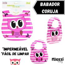 Babador Infantil Para Bebê Impermeável Eva Não Tóxico Coruja