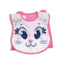 Babador infantil roupinha meninas PUKET Gatinha Rosa