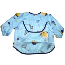 Babador Manga Longa BLW Proteção Dupla Impermeável Space Babador Manga Longa BLW Proteção Dupla Impermeável Space