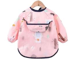 Babador Manga Longa De Proteção Dupla - Cata Migalhas - Ursinhos - Meninas