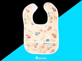 Babador Mini Joaninhas Bege Ajuste Autoadesivo Kababy 18901J