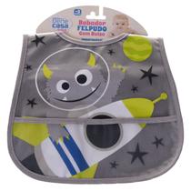 Babador Monstro Impermeável Felpudo com Bolso Cata Migalha - Bene Casa Babador Monstro Impermeável Felpudo com Bolso Cata Migalha - Bene Casa