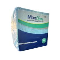 Babador Odontológico 33x47cm Pacote com 100 Unidades Max Clean - MAXCLEAN