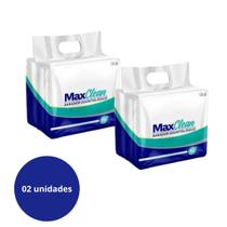 Babador Odontológico Descartável MaxClean Com 2 Pacotes Branco