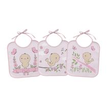 Babador para Bebê 3 Unidades 17,5 cm x 22 cm Bercinho Babador para Bebê 3 Unidades 17,5 cm x 22 cm Bercinho