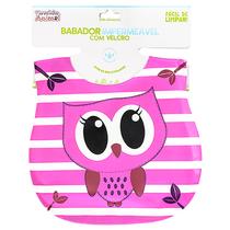 Babador Para Bebês Impermeável Turminha Animal Corujinha Unik Babador Para Bebês Impermeável Turminha Animal Corujinha Unik