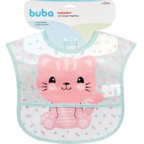 Babador Plastico com Bolso Pega Migalhas e Ajuste Buba BABY Babador Plastico com Bolso Pega Migalhas e Ajuste Buba BABY