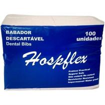 Babador Rosa Impermeável Descartável Hospflex - 100 Unidades