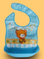 Babador Silicone Cata Migalha Impermeável