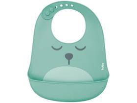 Babador Silicone Com Pega Migalhas Gumy Buba Verde +3meses