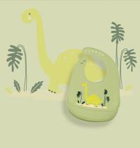 Babador Silicone Dino