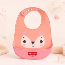 Babador Silicone Fun Time Fisher Price Meninas Infantil Babador Silicone Fun Time Fisher Price Meninas Infantil