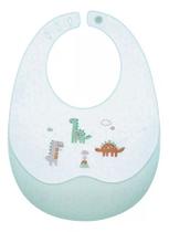 Babador Silicone Pega Migalhas com Estojo Magic Dino - Buba