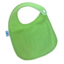 Babador tradicional Poá Verde Limão - 1 peça Babador tradicional Poá Verde Limão - 1 peça