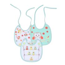 Babador trios papi felpudo plastificado 20cm x 19cm 03 un