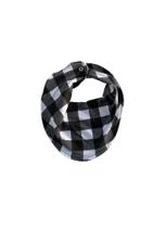 Babador Xadrez Preto/Branco Acessórios De Bebe Babador Xadrez Preto/Branco Acessórios De Bebe