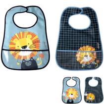 Babadores com bolso coletor luke - 2 unidades - clingo