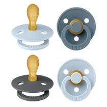 Babadores de Chupeta em Borracha Natural (4 Unidades) - Bebês de 6 a 18 Meses Babadores de Chupeta em Borracha Natural (4 Unidades) - Bebês de 6 a 18 Meses