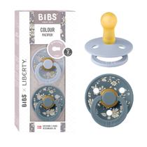 Babadores de chupeta Liberty Soother, pacote com 2 unidades de borracha natural, tamanho 2