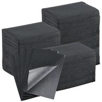 Babadores dentais JMU, pacote 500, babador de tatuagem impermeável preto, 13x18cm Babadores dentais JMU, pacote 500, babador de tatuagem impermeável preto, 13x18cm