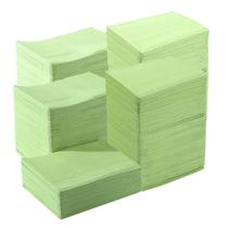 Babadores dentais JMU, pacote 500, papel descartável de 2 camadas, filme de 1 camada