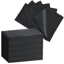 Babadores dentários descartáveis EZEELAI Black 125 unidades 13x18cm