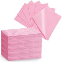 Babadores dentários descartáveis EZEELAI Pink 125 unidades à prova d'água Babadores dentários descartáveis EZEELAI Pink 125 unidades à prova d'água