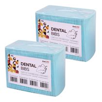 Babadores dentários descartáveis ONEMED 250 unidades 13x18cm à prova d'água Babadores dentários descartáveis ONEMED 250 unidades 13x18cm à prova d'água