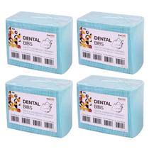 Babadores dentários descartáveis ONEMED 500 unidades 13x18cm à prova d'água Babadores dentários descartáveis ONEMED 500 unidades 13x18cm à prova d'água