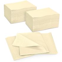 Babadores descartáveis para pacientes Practicon Cream, pacote com 125 Babadores descartáveis para pacientes Practicon Cream, pacote com 125