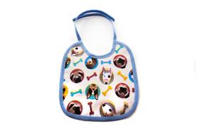 Babadores estampados impermeável kit 12, contém 02 unidades