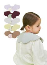 Babadores Konny para Bebê - Pacote com 5 Bandanas Absorventes e Giratórias 360°