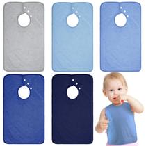 Babadores para bebês Hercicy Terry Cloth 50x30 cm, 5 unidades, unissex Babadores para bebês Hercicy Terry Cloth 50x30 cm, 5 unidades, unissex